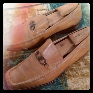 Mens natural leather size 12 shoes